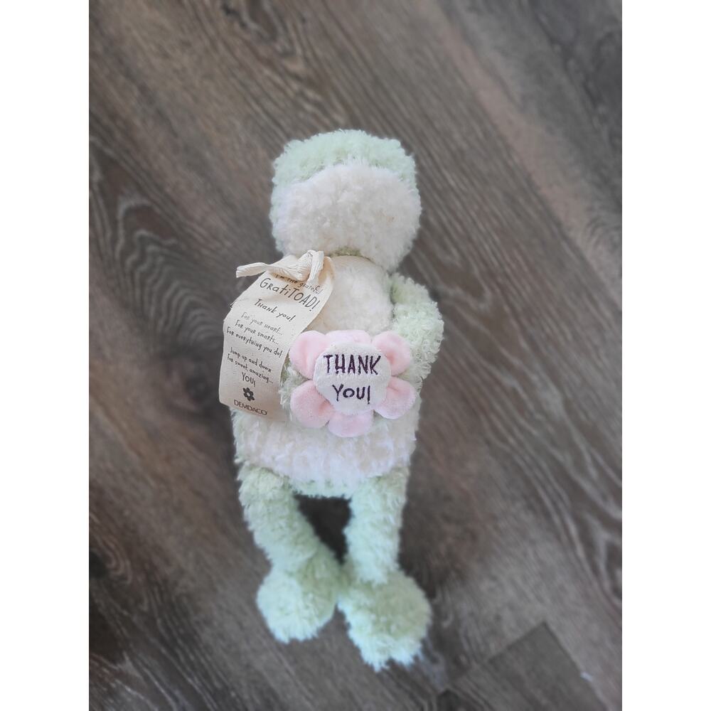 GratiToad Plush Toad Studded Animal by Demdaco Grateful #4